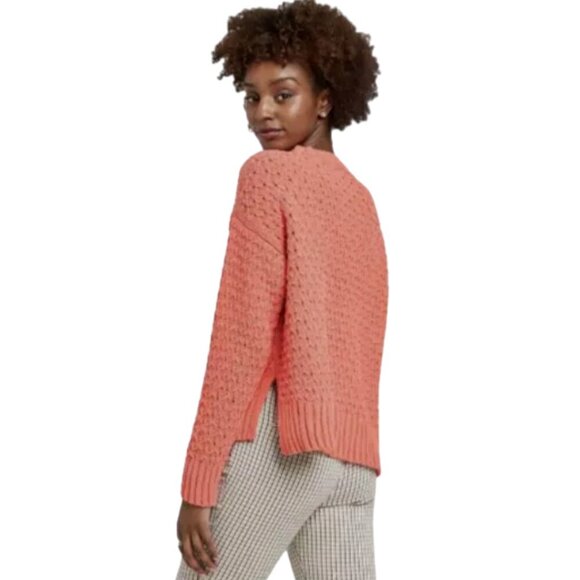A New Day Coral Knit Crewneck Sweater – Size Large - Picture 3 of 14
